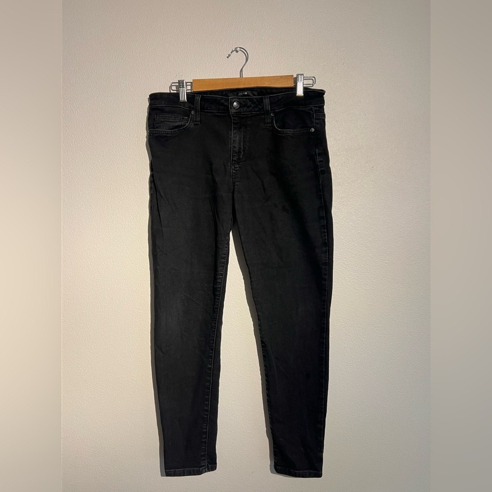 Joe's Jeans Black Ankle-Length Slim Jeans